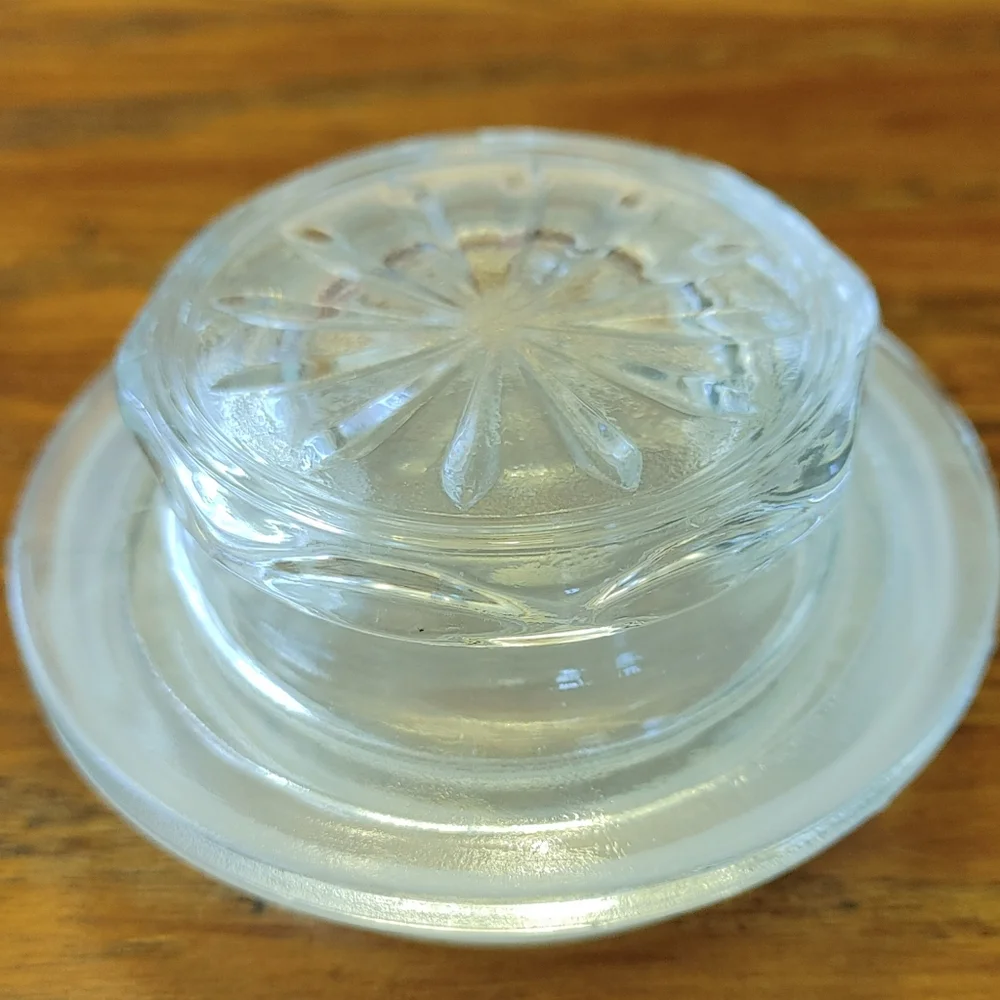 Anchor Hocking Clear Glass Storage Jars SMALL